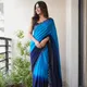 Navy Blue and Aqua Blue (Dual Shade)__Vaishagri - The Fashion Edits