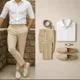 White And Beige__KHODIYAR MEN'S WEAR
