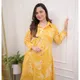TATVANI – Cotton Kurti Pant Set  Upgrade your everyday ethnic wardrobe with the elegant TATVANI Cotton Kurti Pant Set. Crafted from comfortable cotton fabric, this stylish outfit is perfect for daily wear, office wear, casual outings, and family gatherings. Its timeless design and comfortable fit make it a versatile addition to your ethnic collection.  Product Details:  - Brand: TATVANI - Fabric: Cotton - Available Sizes: M, L, XL, XXL, 3XL - Kurti Length: 45 Inches - Pant Length: 39 Inches - Sleeves: 3/4 Sleeves - Set Includes: Kurti & Matching Pant  Why Choose TATVANI?  - Comfortable cotton fabric - Stylish and versatile design - Suitable for everyday wear - Perfect for casual outings and office wear  TATVANI – Comfort Meets Elegance!