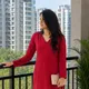 Cherry Red__Sharda Ethnic