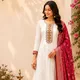 White And Red__Sharda Ethnic