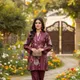 Maroon__Sharda Ethnic