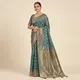 Peacock Blue__SAREE QUEENS