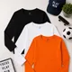 Black, White and Orange