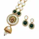Green__Indian Shringar