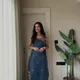 Blue__FASHION ZONE KURTI