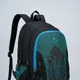 Teal Blue & Black__Pushplila Bags