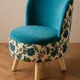 Floral Blue Print__BAITHAK MART