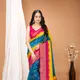 Multicolour (Teal Blue, Mustard Yellow, and Rani Pink)__Ragreeti