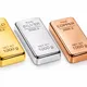 Gold, Copper & Silver