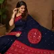 Navy Blue & red