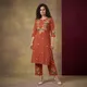 Rust Orange__Jaipur Kurta