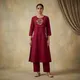 Maroon__Jaipur Kurta