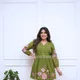 GREEN __Jaipur Kurti
