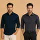 Navy Blue And Dark Grey__UTWIL 