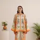 White/Orange__EthnicSilk