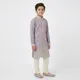 Purple And Grey__SURPRICE GROOM AND ETHNIC 