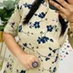 Cream & Navy Blue__SIYA