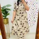 Beige Cream with Maroon Floral Print__SIYA