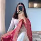 White And Red__AKSHARPATI SAREES
