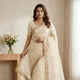 CREAM__AKSHARPATI SAREES