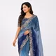 Navy Blue & Steel Blue Ombre