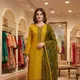  Mustard Yellow & Olive Green__Gopridi