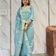 Firoji Blue__Shree Fashion India