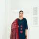 Navy Blue And Red__SAJJAN STUDIO
