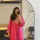 Rani Pink And Off White__Jaipur Kurta