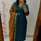 Teal And Mustard__Jaipur Kurta
