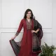 Maroon__Jaipur Kurta