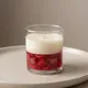 White And Dark Red__Lumora Candle