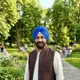 Royal Blue__TURBAN WHITE HORSE 