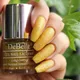 Lime Yellow With Gold Glitter