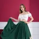 White And Green__Queen Fashion