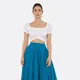 Seagreen And White__Queen Fashion