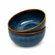 Blue Glaze With Brown Rim__APNA GREHA