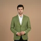 Vsv Creations Solid olive-green color with a smooth matte texture ...