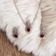 Silver And Maroon__LA JOYAS FASHIONS
