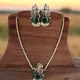 Silver And Green__LA JOYAS FASHIONS