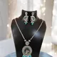 Silver And Turquoise__LA JOYAS FASHIONS