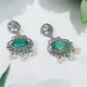 Silver And Mint Green__LA JOYAS FASHIONS
