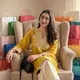 Mustard Yellow And Off-White
