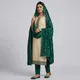 White & Peacock Green__Shanmari Creations