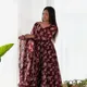 Dark Maroon__SHREE BELLA