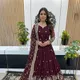 Deep Maroon__SHREE BELLA