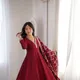 Dark Maroon__SHREE BELLA