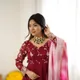 Maroon__SHREE BELLA