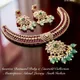 Green And Red__Rangoli Art Jewellery